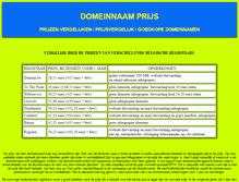 Tablet Screenshot of domeinnaamprijs.com
